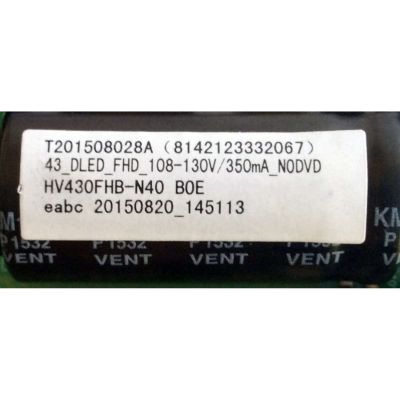 MAIN / FUENTE (COMBO) / PROSCAN L15082482 / TP.MS3393.PB801 / T201508028A / 8142123332067 / eabc 20150820_145113 / MODELOS PLDED4331A A1508 / PLDED4331A A1509 / PANEL HV430FHB-N40 - Imagen 3
